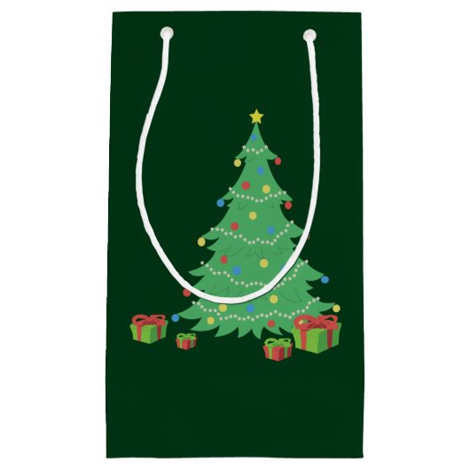 Weihnachtsbaum Kleine Geschenktüte (Vorderseite)