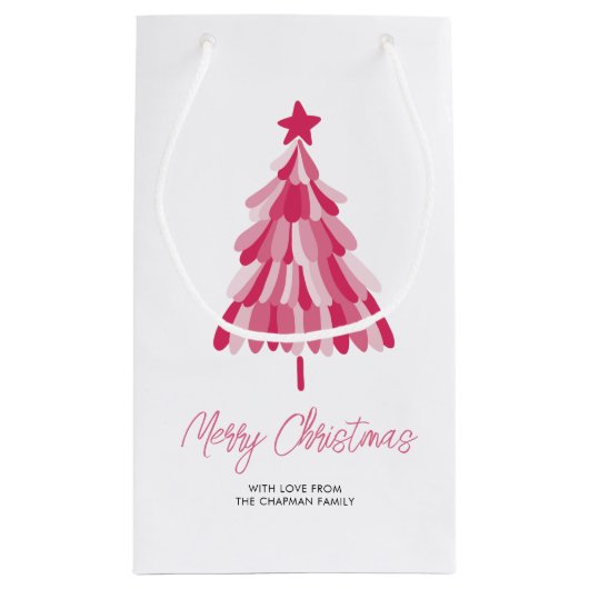 Weihnachtsbaum Kleine Geschenktüte (Rückseite)