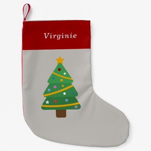 Weihnachtsbaum Kleiner Weihnachtsstrumpf (Vorderseite)