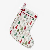 Weihnachtsbaum Kleiner Weihnachtsstrumpf (Vorderansicht (hängend))