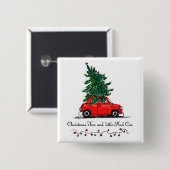 Weihnachtsbaum & kleines rotes Auto Button (Vorne & Hinten)