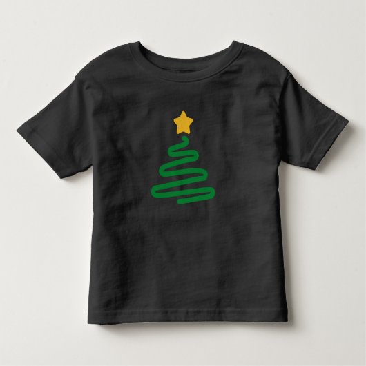 Weihnachtsbaum Kleinkind T-shirt (Vorderseite)