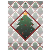 Weihnachtsbaum Klemmbrett (Rückseite)