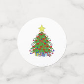 Weihnachtsbaum Konfetti (Klein Vorderseite)