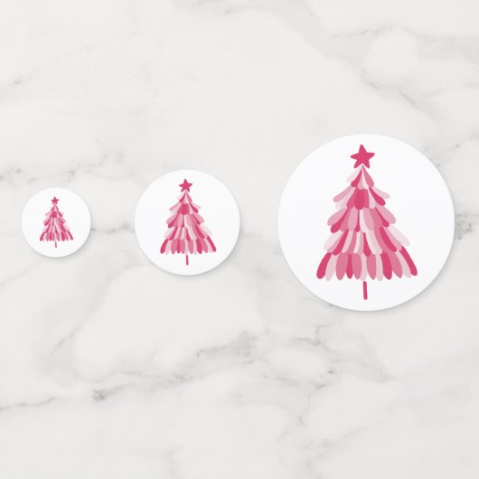 Weihnachtsbaum Konfetti (Vorderseiten)