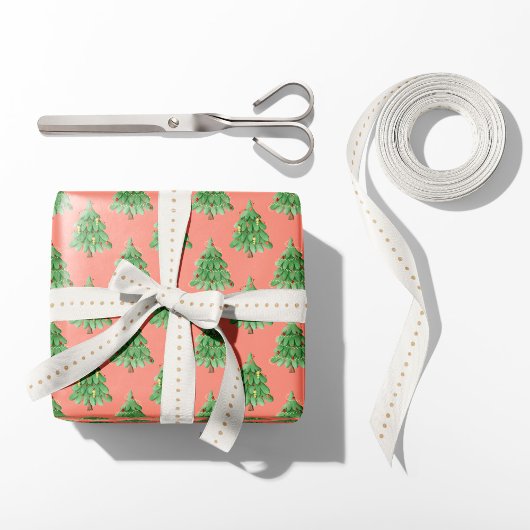 Weihnachtsbaum - Korallengebirge Geschenkpapier