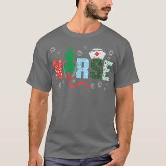 Weihnachtsbaum Krankenschwestern Xmas Pajamas PJs T-Shirt