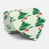 Weihnachtsbaum Krawatte (Gerollt)