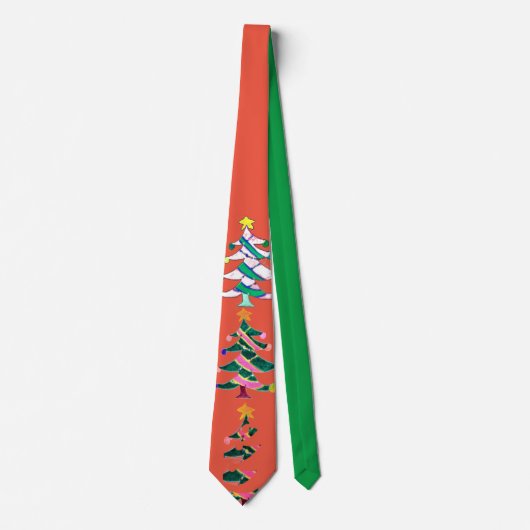 Weihnachtsbaum Krawatte (Vorderseite)