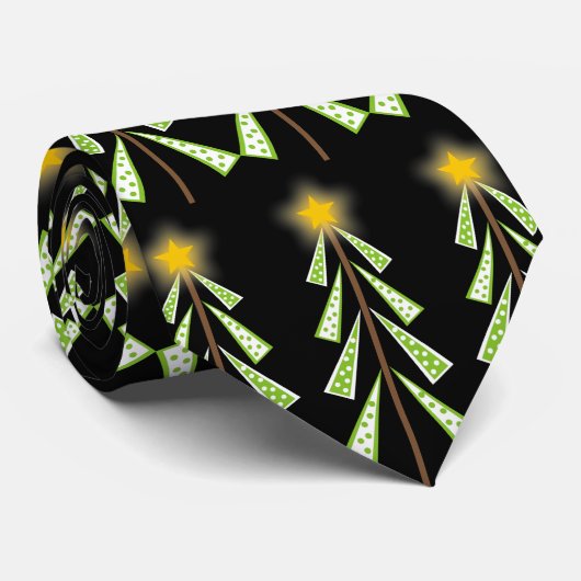 Weihnachtsbaum-Krawatte Krawatte (Gerollt)