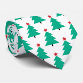 Weihnachtsbaum-Krawatte Krawatte (Gerollt)