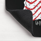 Weihnachtsbaum Kuchen ich würde nichts machen Weih Mousepad (Ecke)