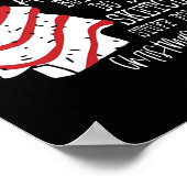 Weihnachtsbaum Kuchen ich würde nichts machen Weih Poster (Ecke)