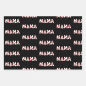 Weihnachtsbaum Kuchen Matching Family Party Mama Geschenkpapier Set (Vorderseite)