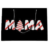 Weihnachtsbaum Kuchen Matching Family Party Mama Große Geschenktüte (Vorderseite)