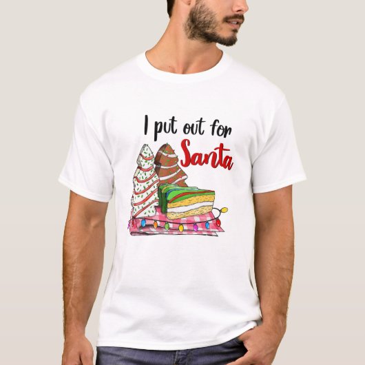 Weihnachtsbaum-Kuchen-Snack Weihnachten T-Shirt (Vorderseite)