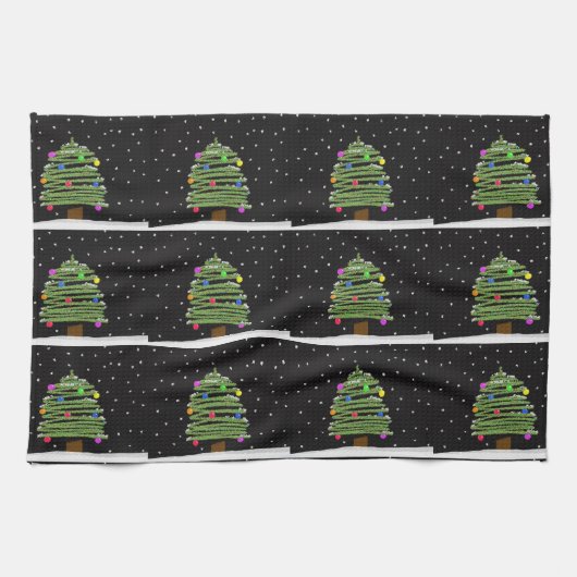 Weihnachtsbaum Küchentuch (Horizontal)