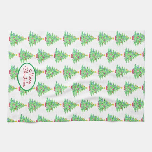 Weihnachtsbaum Küchentuch (Horizontal)