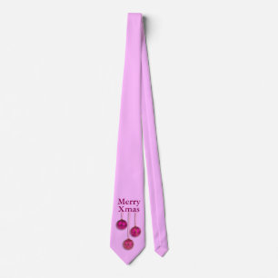 Weihnachtsbaum Kugeln rosa + Ihre Ideen Krawatte