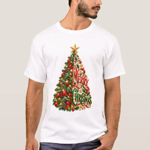 Weihnachtsbaum Kunst T-Shirt
