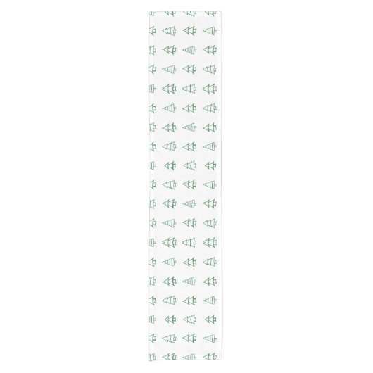 Weihnachtsbaum Kurzer Tischläufer (Vorderseite)