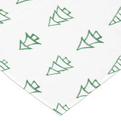 Weihnachtsbaum Kurzer Tischläufer (Ecke)