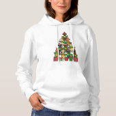 Weihnachtsbaum Labradors vier Hoodie (Vorderseite)