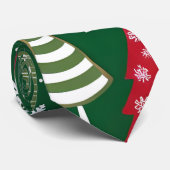 Weihnachtsbaum-Land-Binde Krawatte (Gerollt)