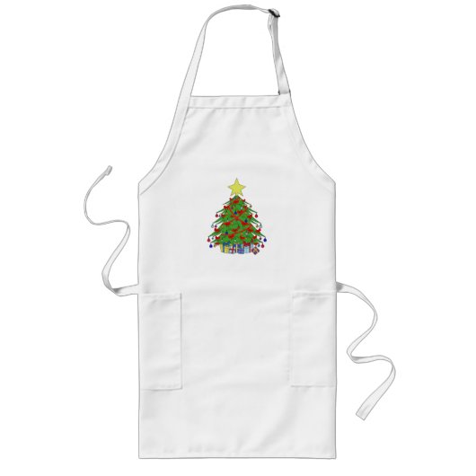 Weihnachtsbaum Lange Schürze (Vorne)