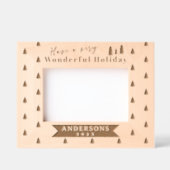 Weihnachtsbaum Laser Etched Picture Frame Geätzte Rahmen (Vorderseite)