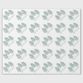 Weihnachtsbaum - Lass es schneien Geschenkpapier (Flach)