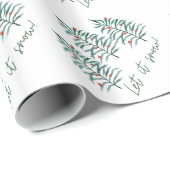 Weihnachtsbaum - Lass es schneien Geschenkpapier (Rolleneckpunkt)