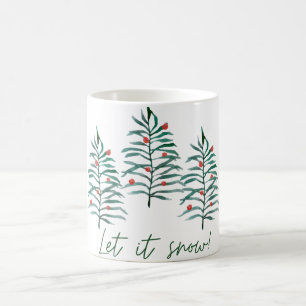 Weihnachtsbaum - Lass es schneien Kaffeetasse