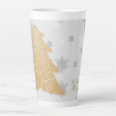 Weihnachtsbaum Latte Tasse (Vorderseite)