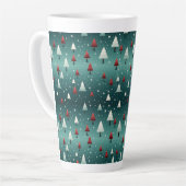Weihnachtsbaum Latte Tasse (Linke Ecke)