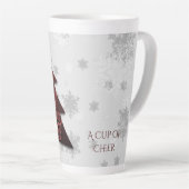 Weihnachtsbaum Latte Tasse (Rechte Ecke)