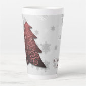 Weihnachtsbaum Latte Tasse (Vorderseite)