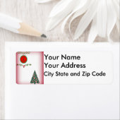 Weihnachtsbaum Lebhafte grüne Grenze und Holly (Insitu)