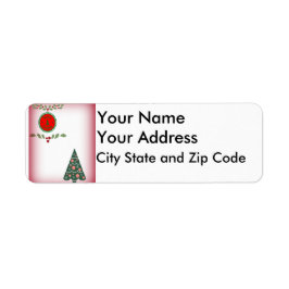 Weihnachtsbaum Lebhafte grüne Grenze und Holly