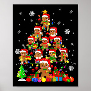 Weihnachtsbaum Lebkuchen Weihnachten Santa Lebkuch Poster