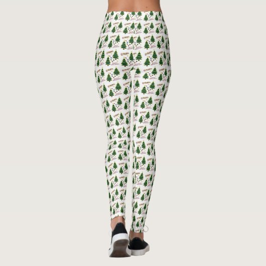 Weihnachtsbaum Leggings (Rückseite)