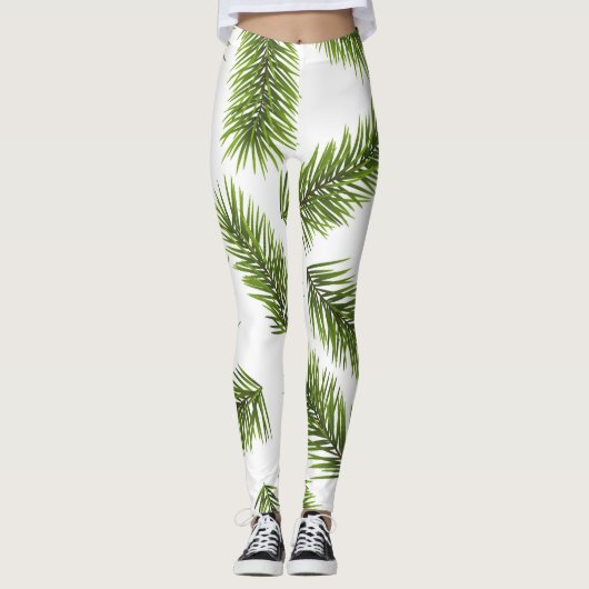 Weihnachtsbaum Leggings (Vorderseite)