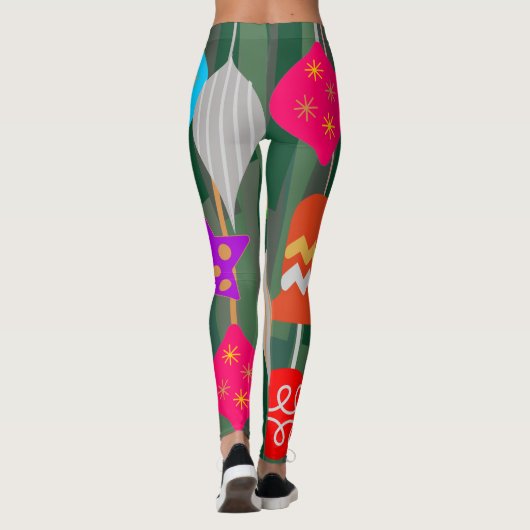 Weihnachtsbaum Leggings (Rückseite)