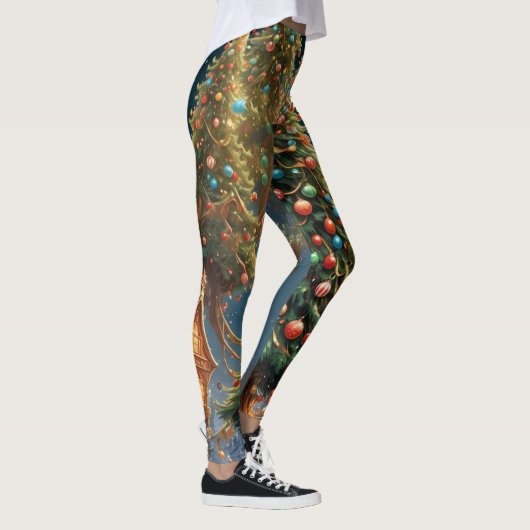 Weihnachtsbaum Leggings (Rechts)