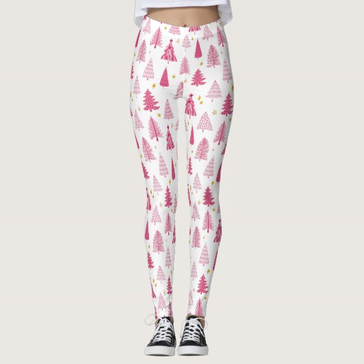 Weihnachtsbaum Leggings (Vorderseite)