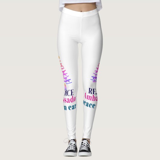 Weihnachtsbaum Leggings (Vorderseite)