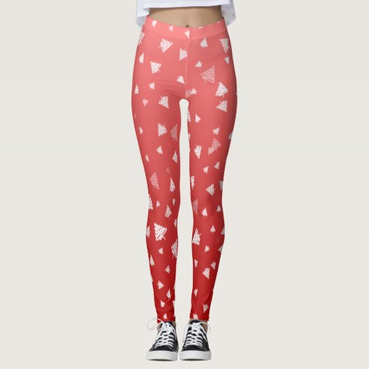 Weihnachtsbaum Leggings (Vorderseite)