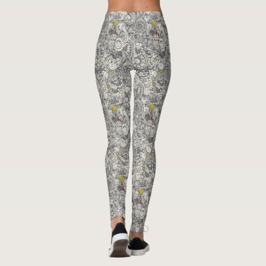 Weihnachtsbaum Leggings (Rückseite)