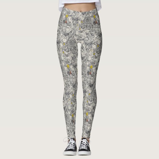 Weihnachtsbaum Leggings (Vorderseite)