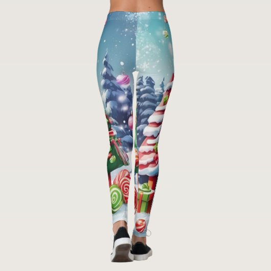 Weihnachtsbaum Leggings (Rückseite)